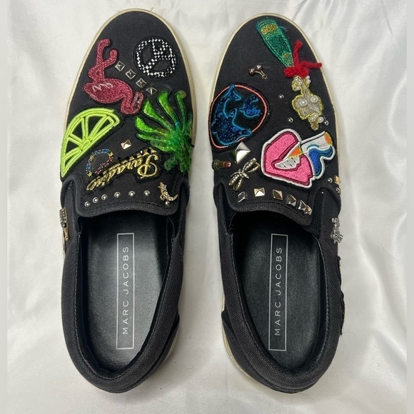 Marc Jacobs Mercer Slip On In Negro Black 8 1/2 - Picture 7 of 15